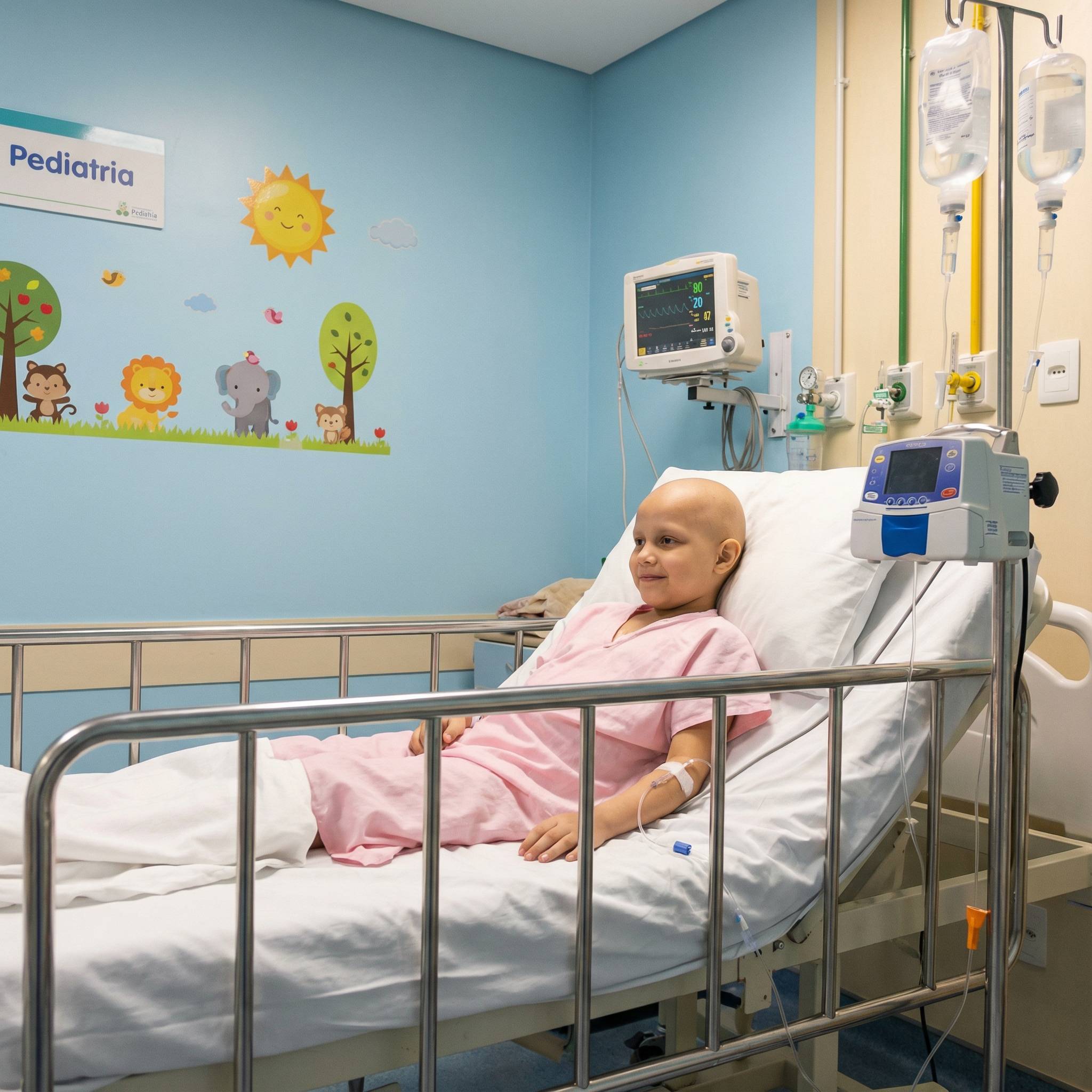 Criança em tratamento